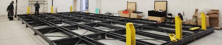 Начата сборка передвижных стеллажей на Судогодском молочном заводе